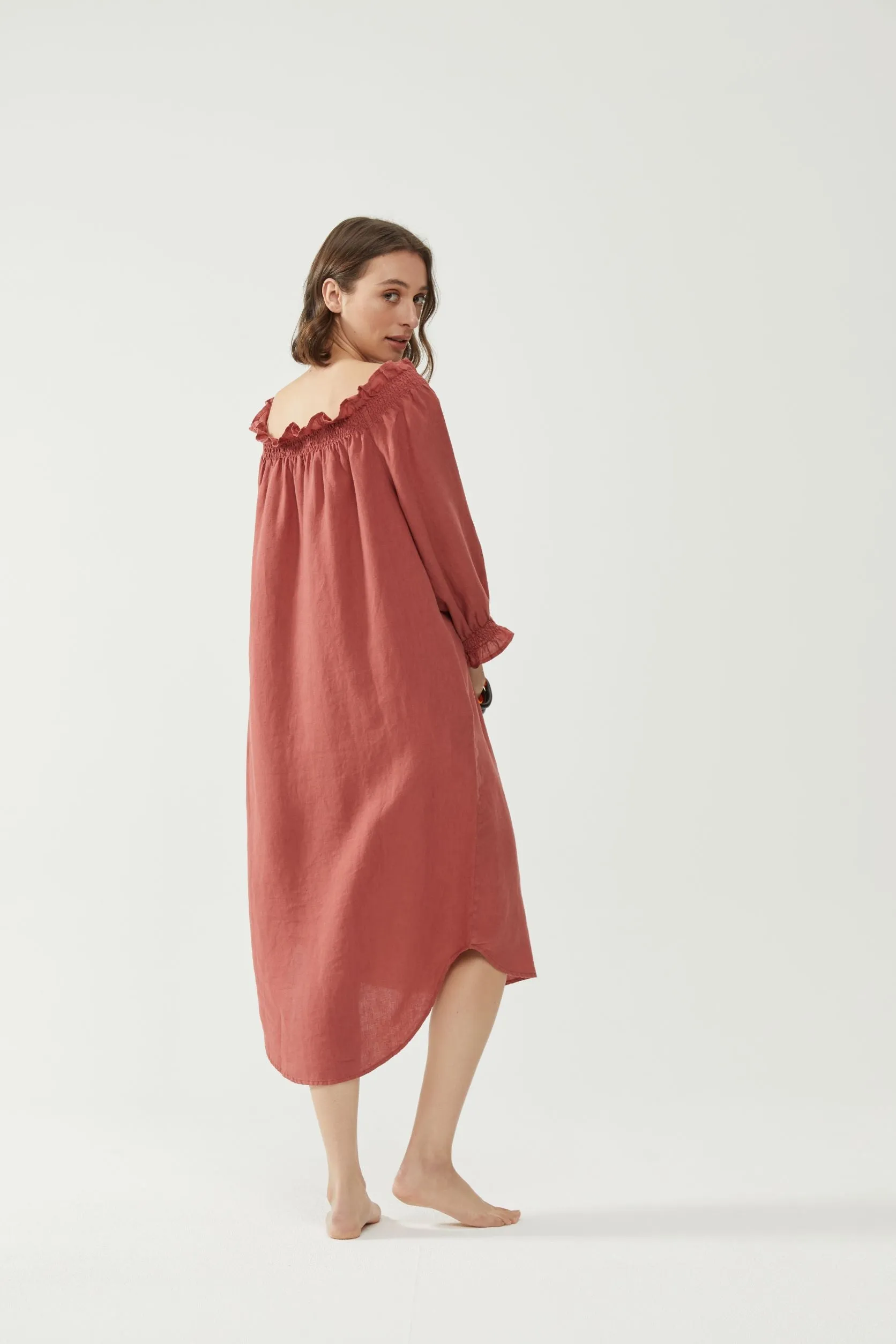 Mia Dress Terracotta