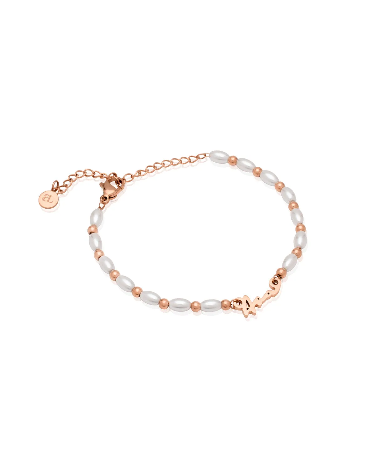 Mini Signature Name Bracelet (Rose Gold)