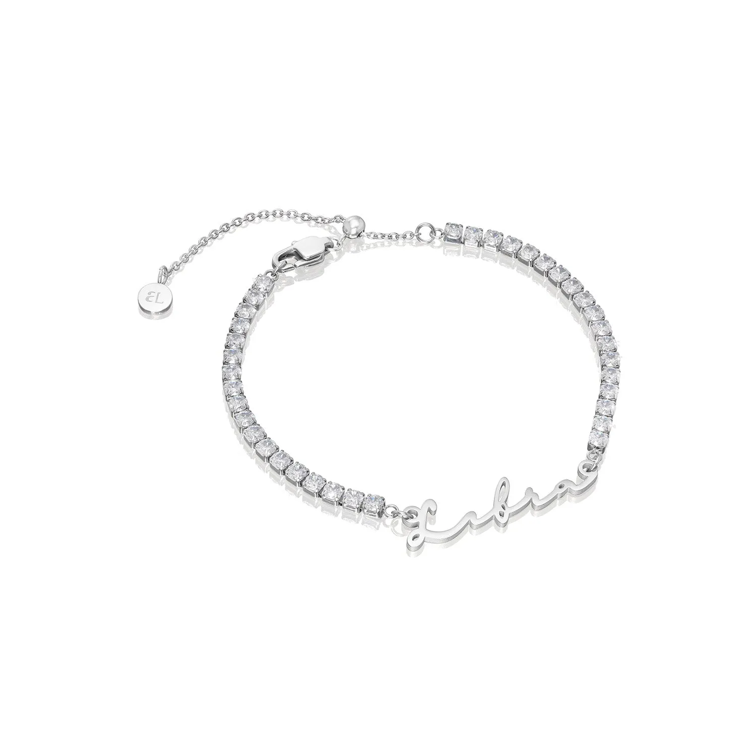 Mini Signature Name Bracelet (Silver)