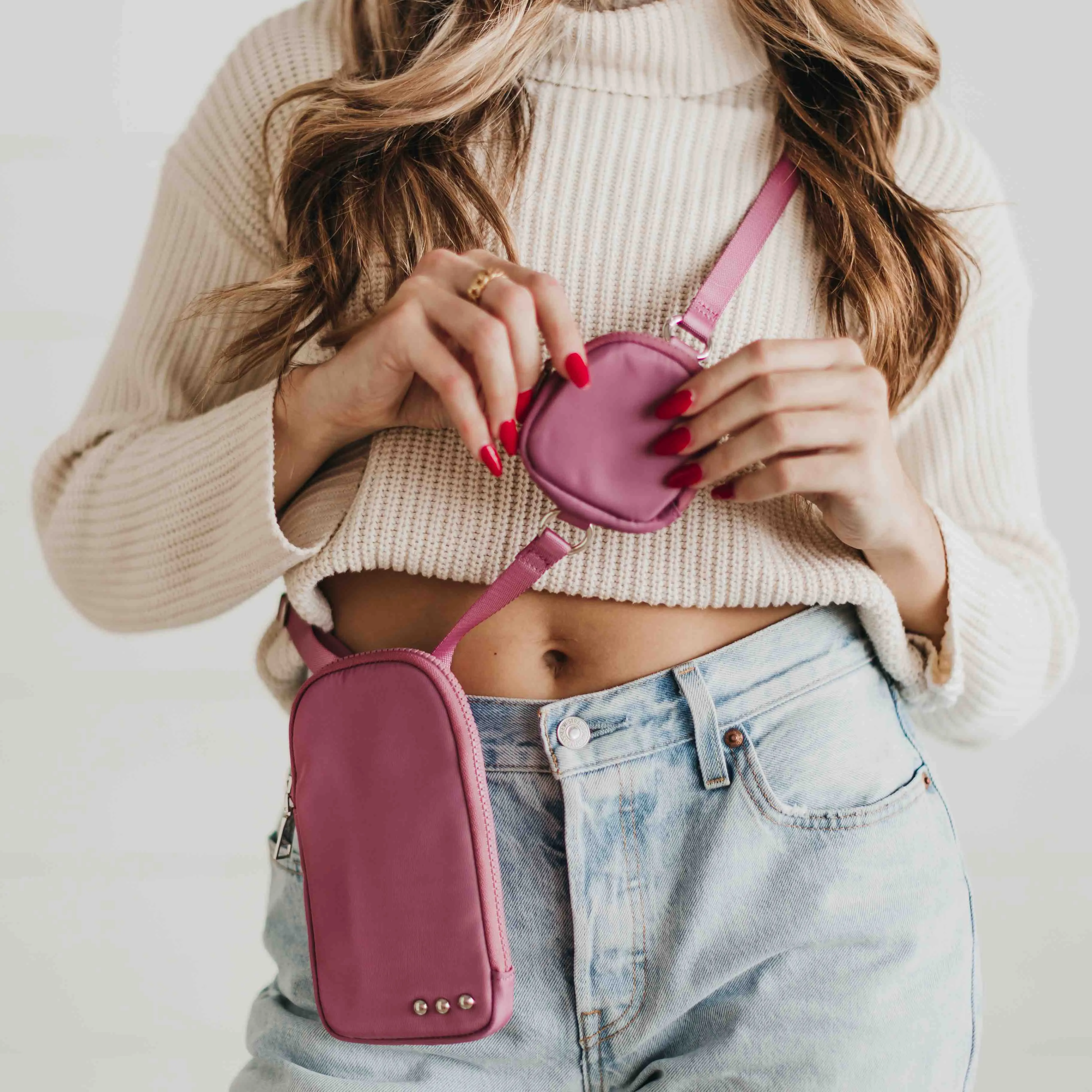 Nessa Nylon Crossbody Phone Bag