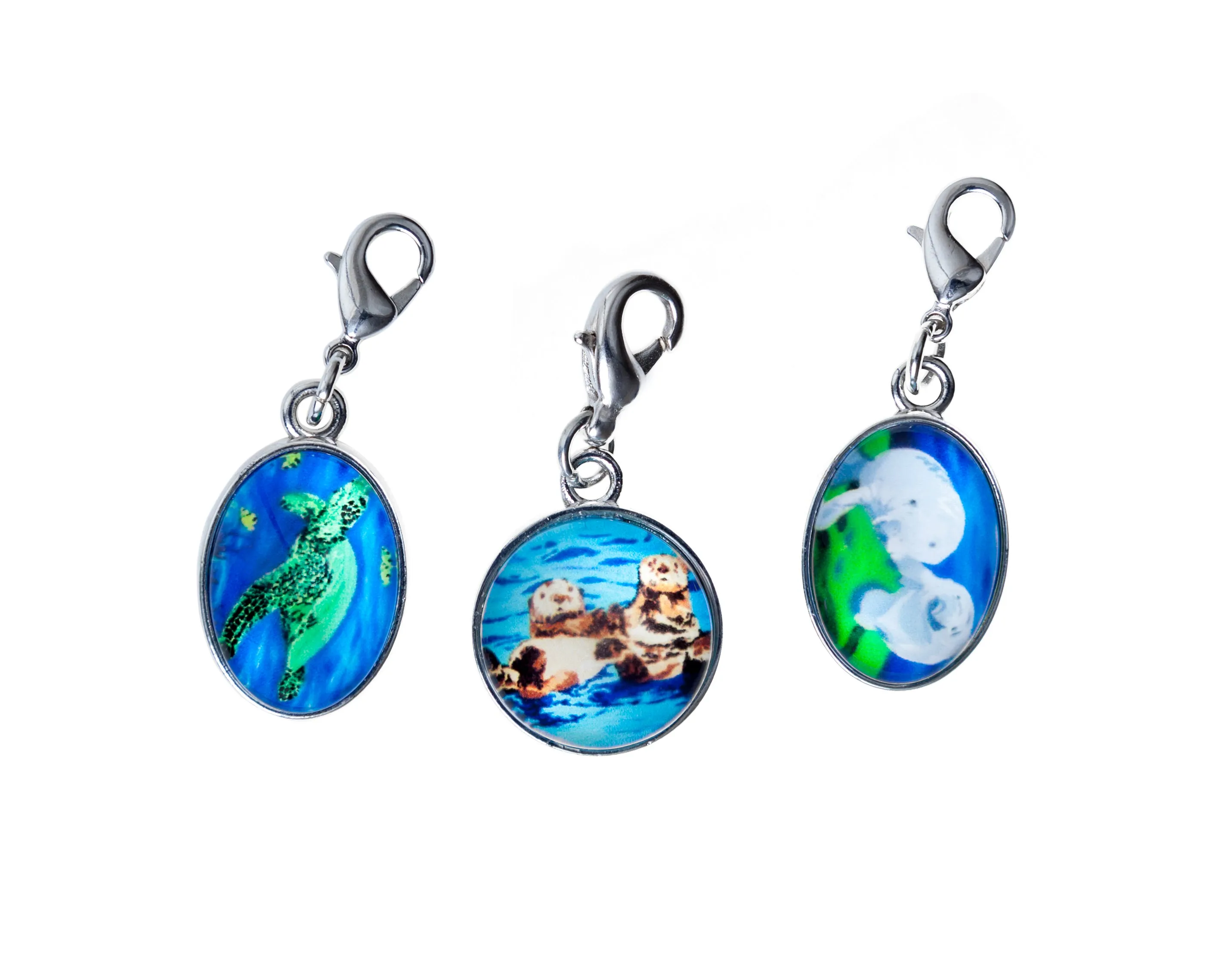 Ocean Animal Charms - Set of Three