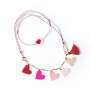 OMBRÉ HEARTS NECKLACE