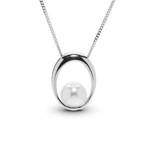 Oval Shape Pearl Pendant