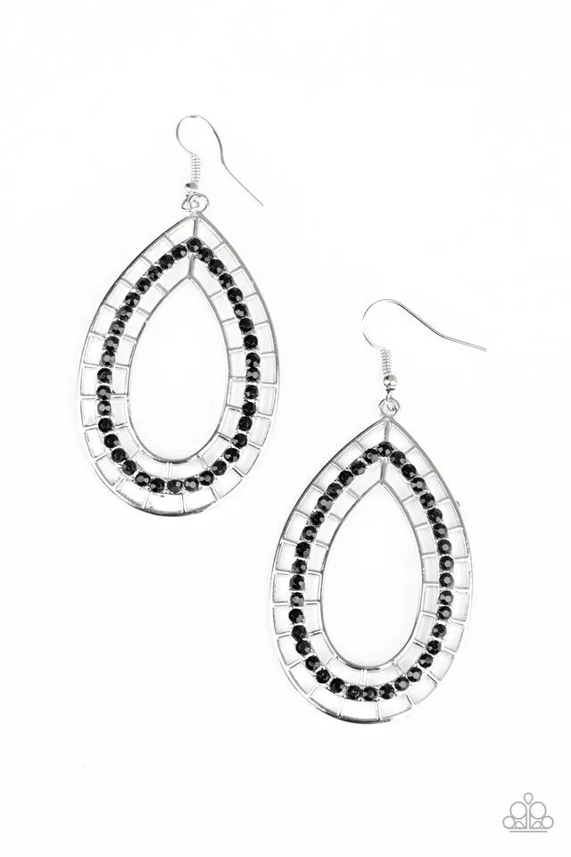 Paparazzi Earring ~ Fruity Fiesta - Black