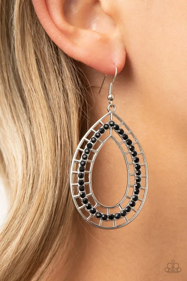 Paparazzi Earring ~ Fruity Fiesta - Black