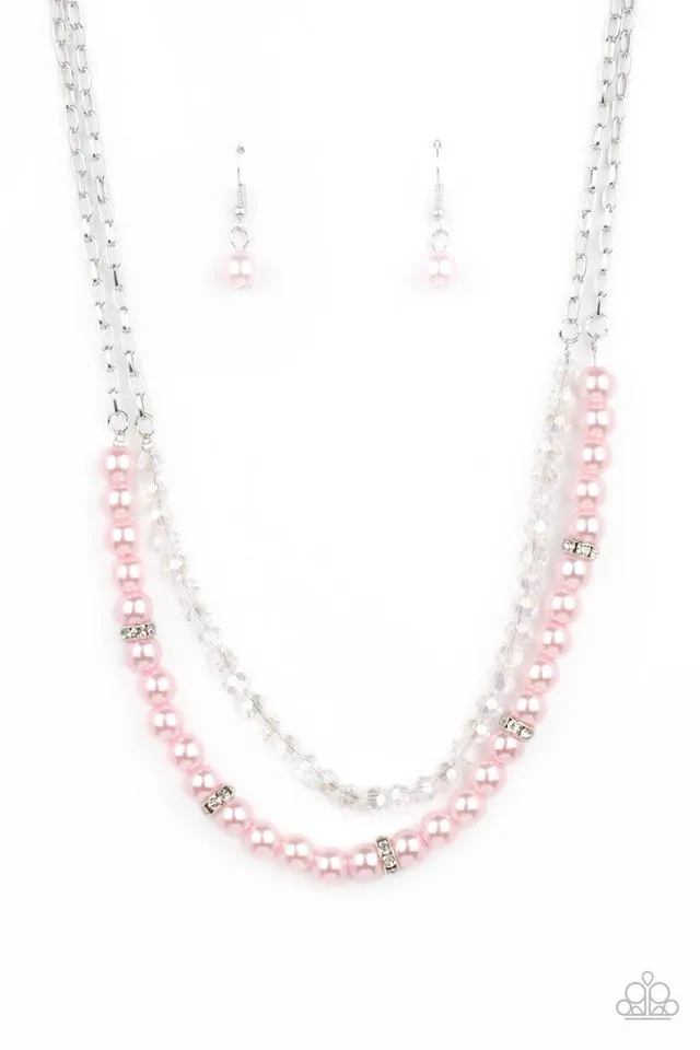 Paparazzi Necklace ~ Parisian Princess - Pink