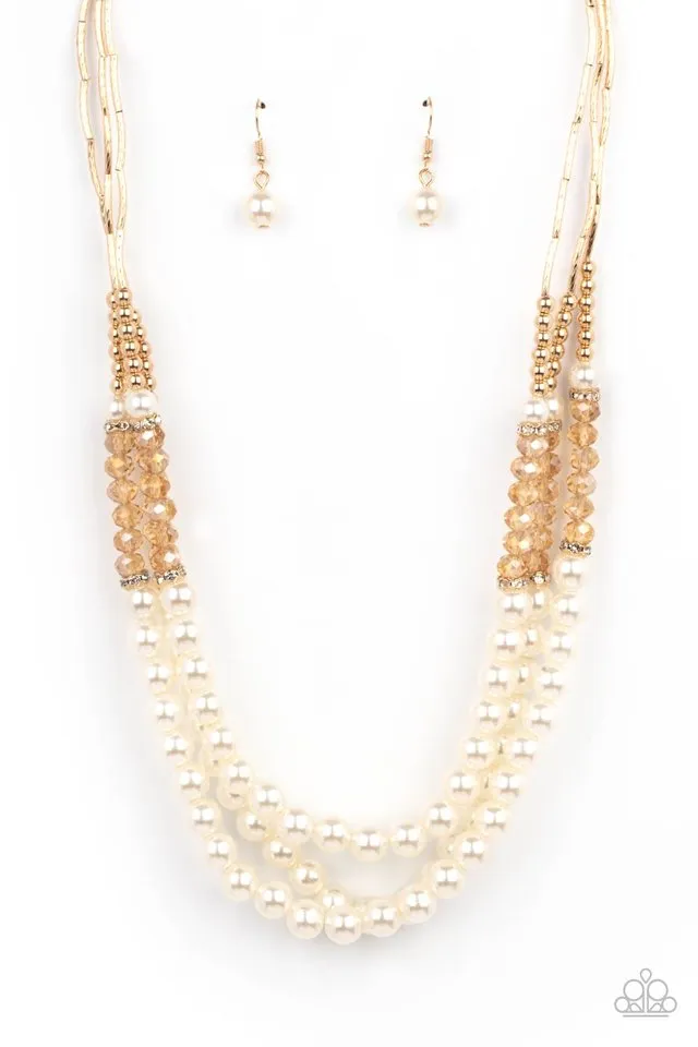 Paparazzi Necklace ~ Powerhouse Perfection - Gold