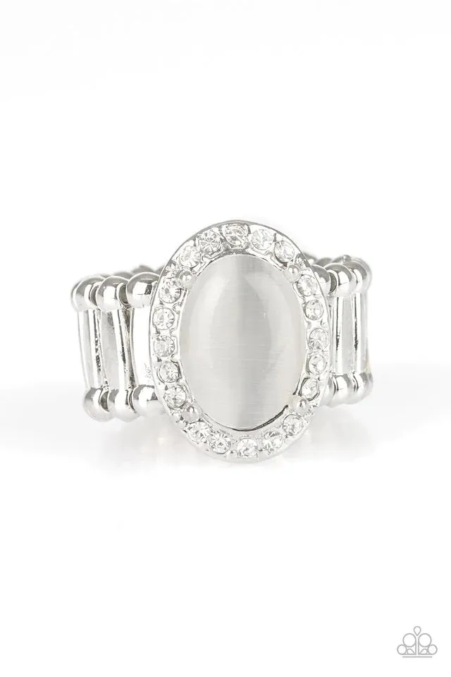 Paparazzi Ring ~ Laguna Luxury - White