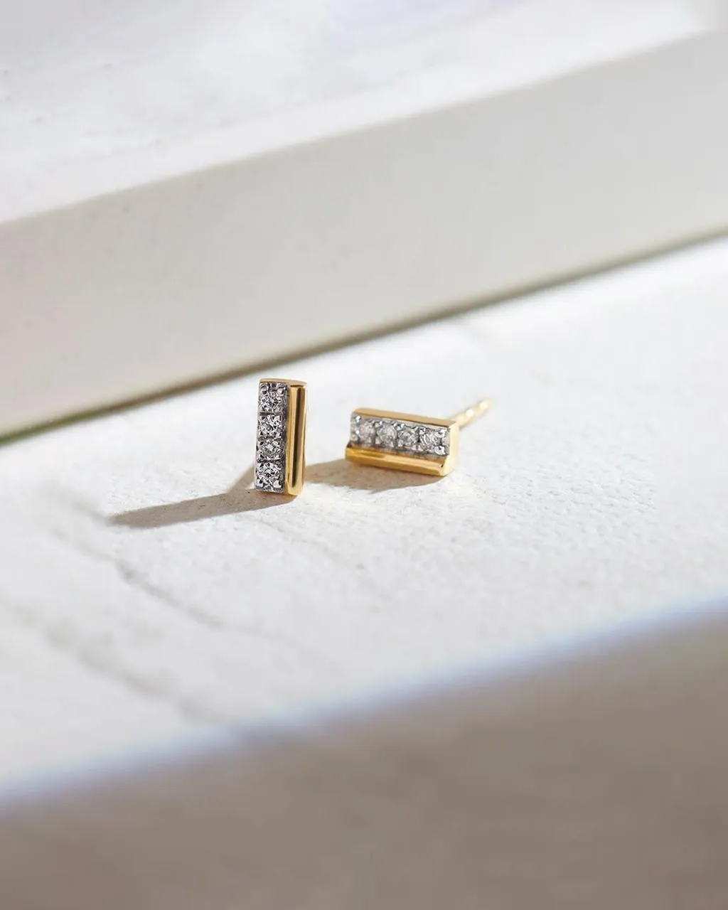 Petite Bar Diamond Earrings