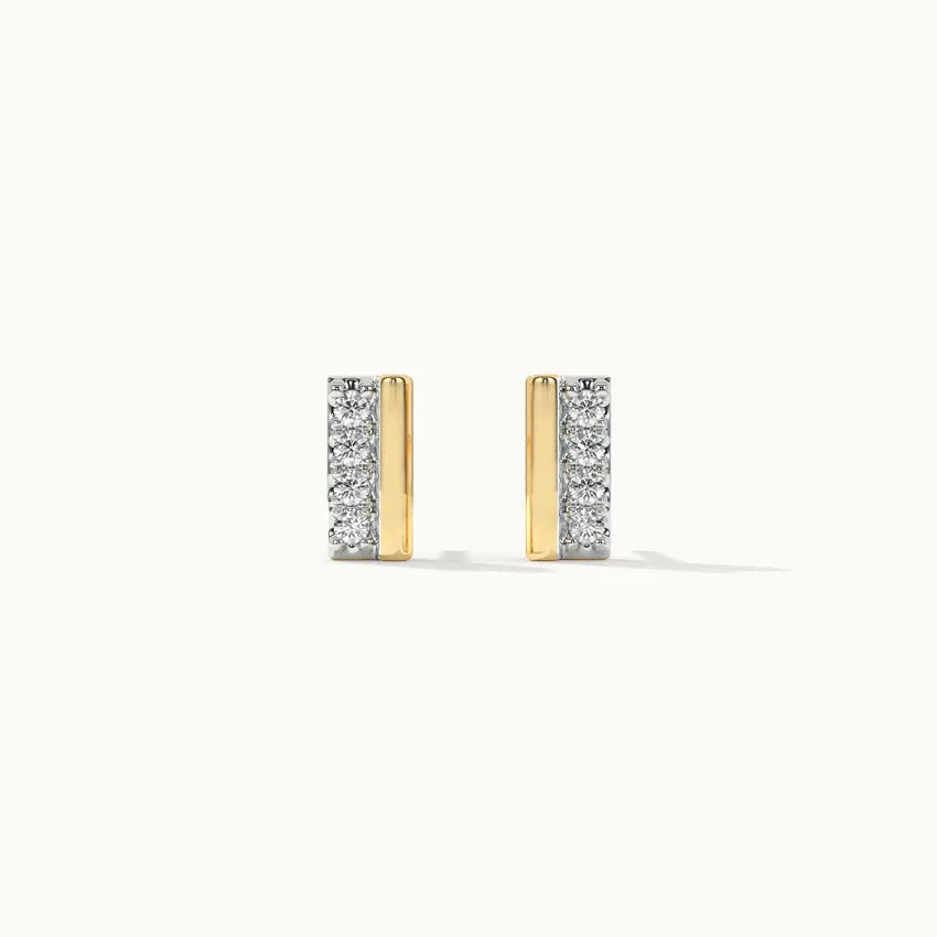 Petite Bar Diamond Earrings