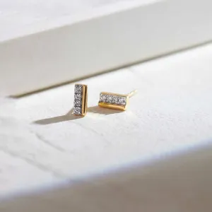 Petite Bar Diamond Earrings