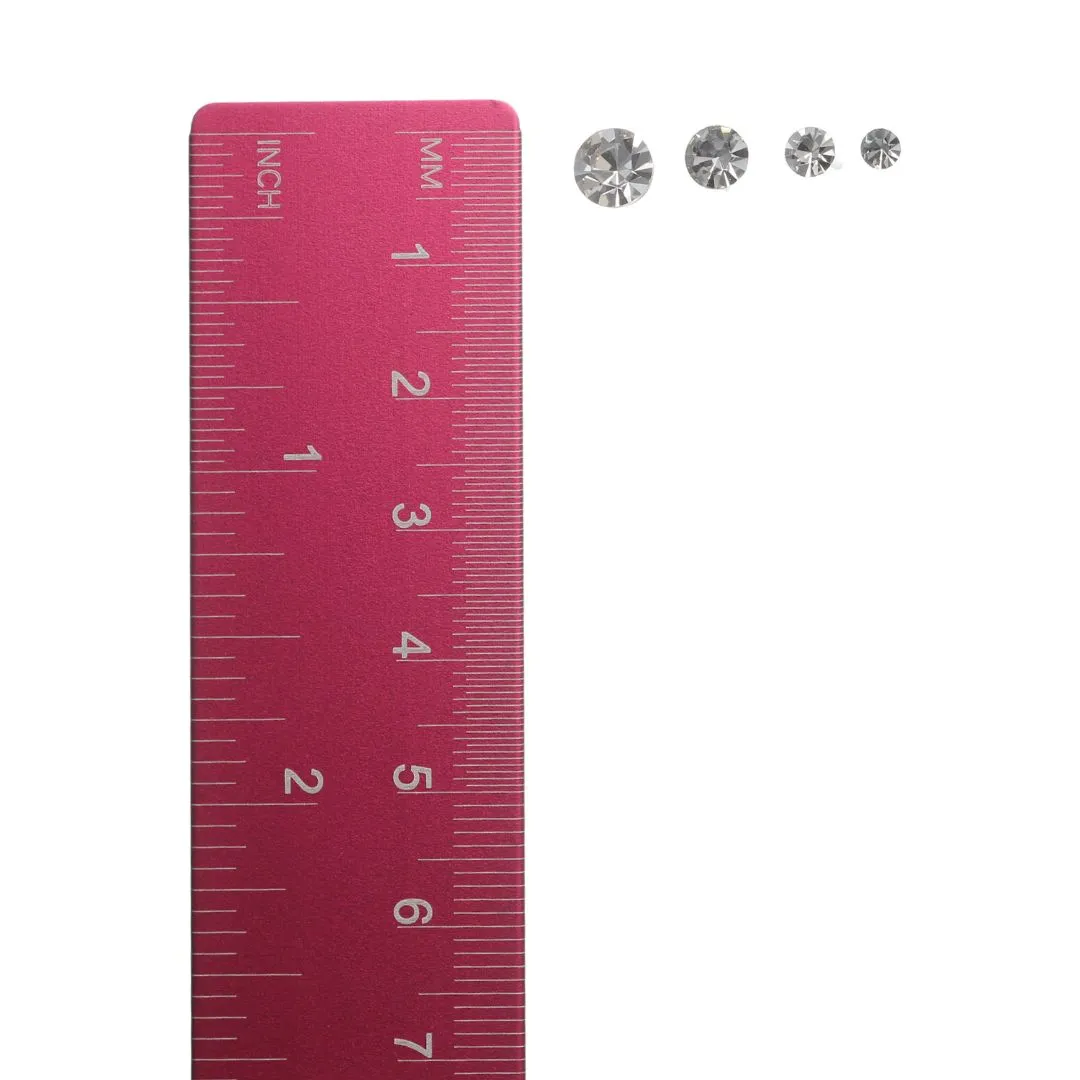 Petite Faux Diamond Studs Hypoallergenic Earrings for Sensitive Ears Made with Plastic Posts