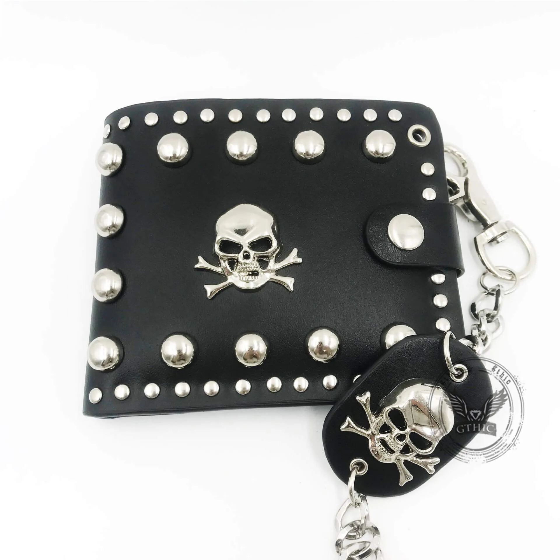 Punk Black Crossbone Skull Wallet