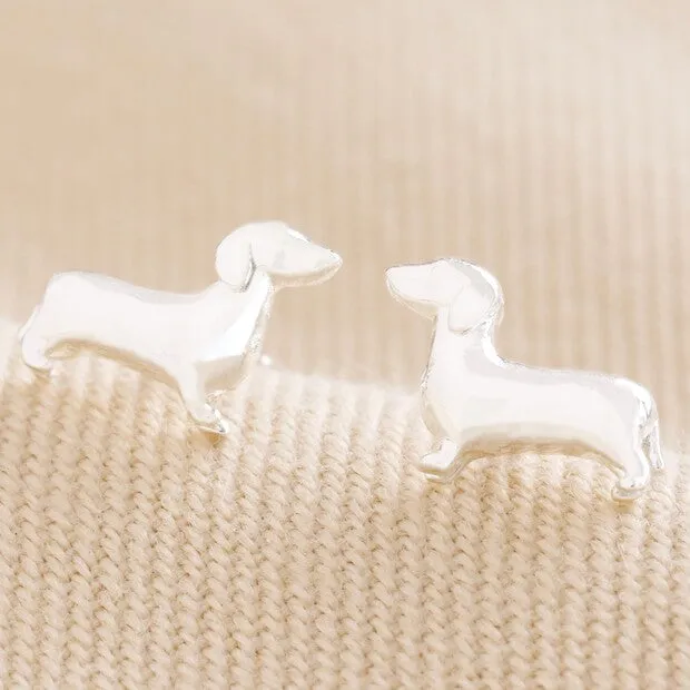 Sausage Dog Stud Earrings