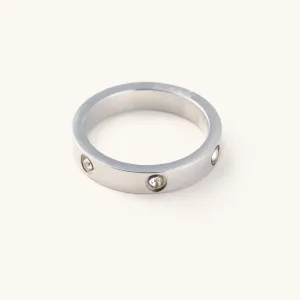 Silver Corinne Ring