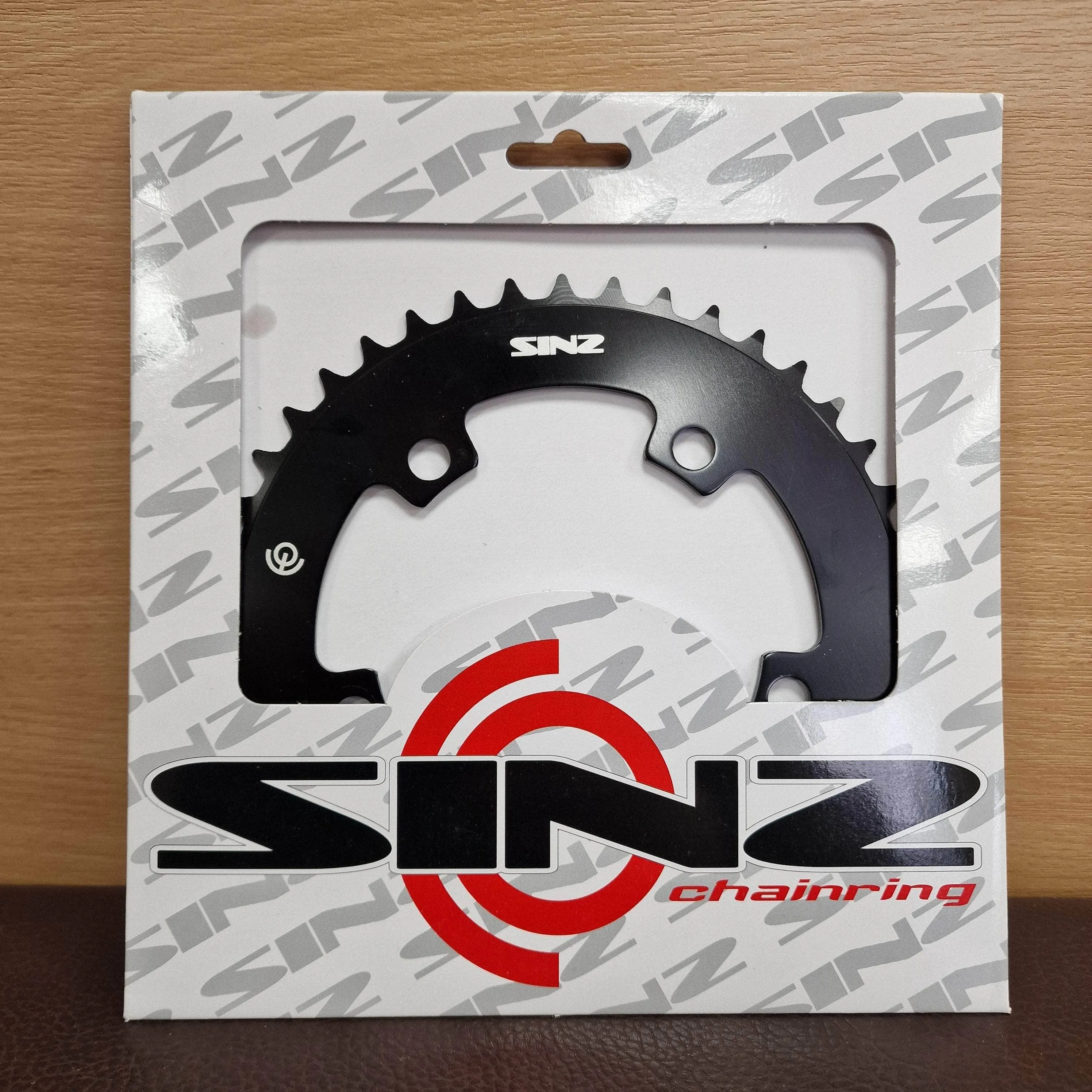 Sinz Alloy 5 Bolt 110 BCD Chainring Black