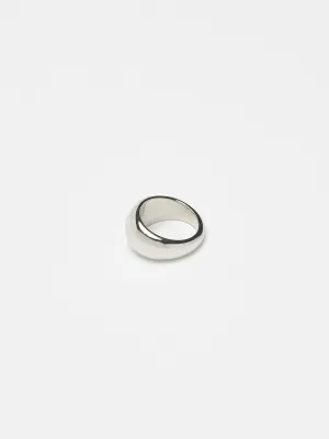 Small Silver Orb Ring