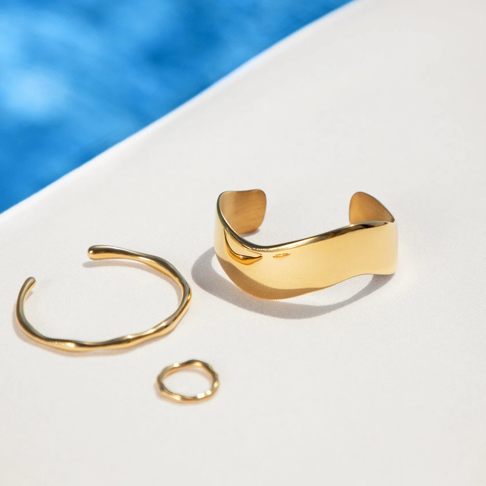 Statement Cuff Bangle (Gold)