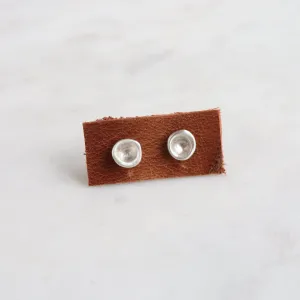 Sterling Silver Mussel Shell Stud Earring