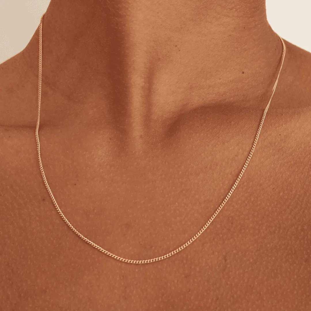 THE GIGI NECKLACE - Solid 14k yellow gold