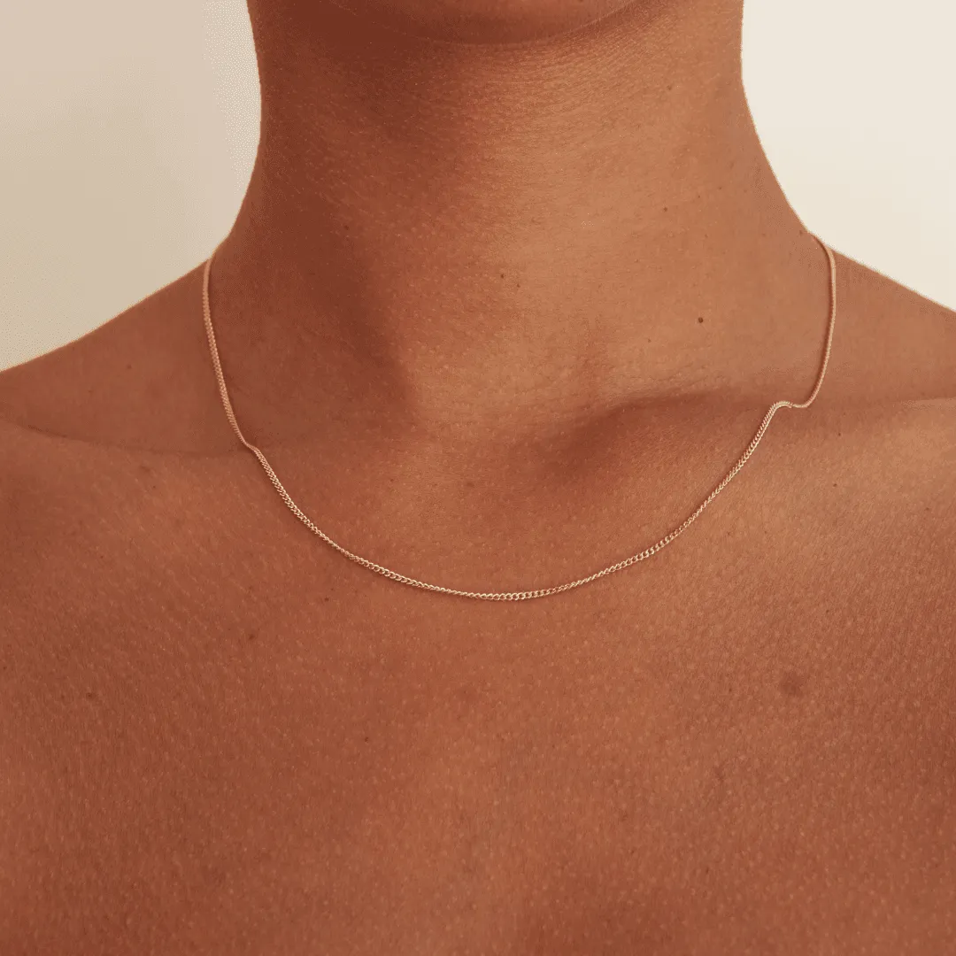 THE GIGI NECKLACE - Solid 14k yellow gold