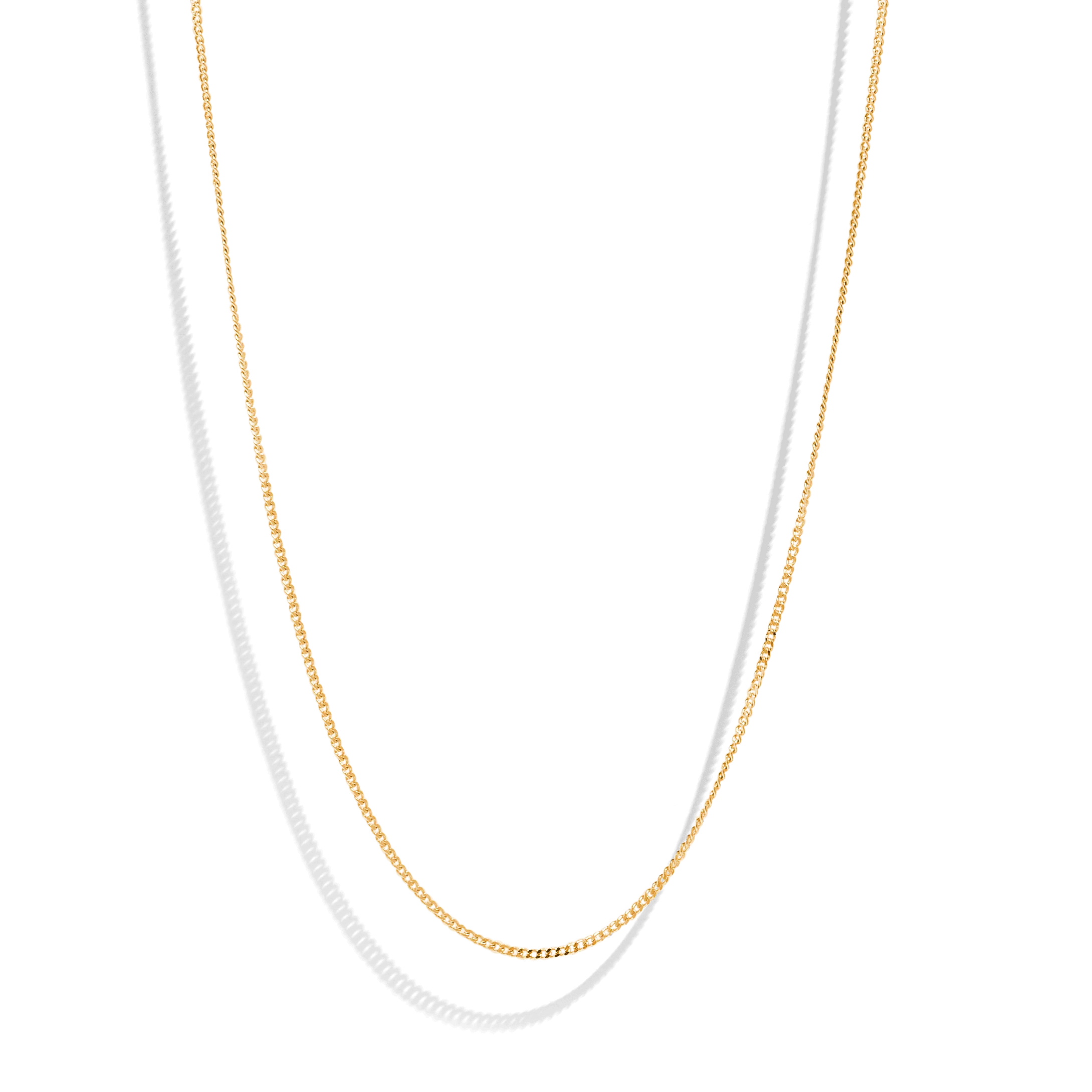 THE GIGI NECKLACE - Solid 14k yellow gold