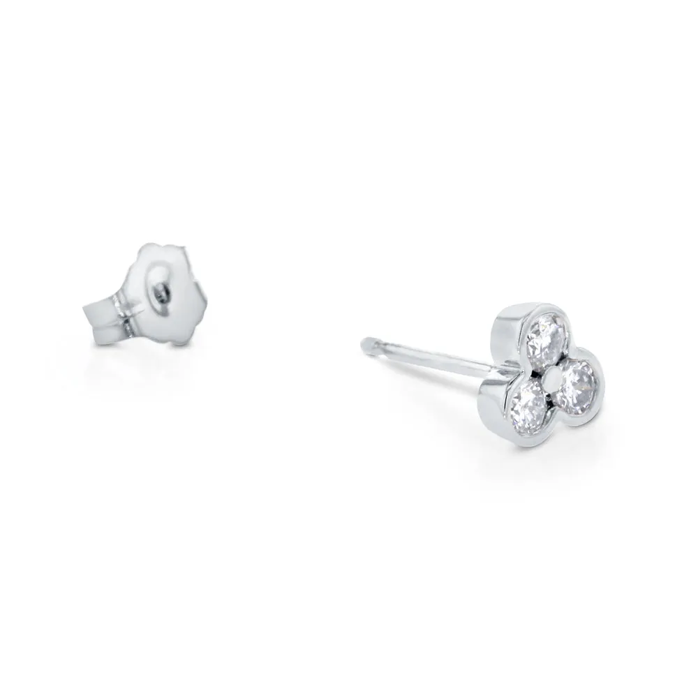 Tri-Stud Earrings