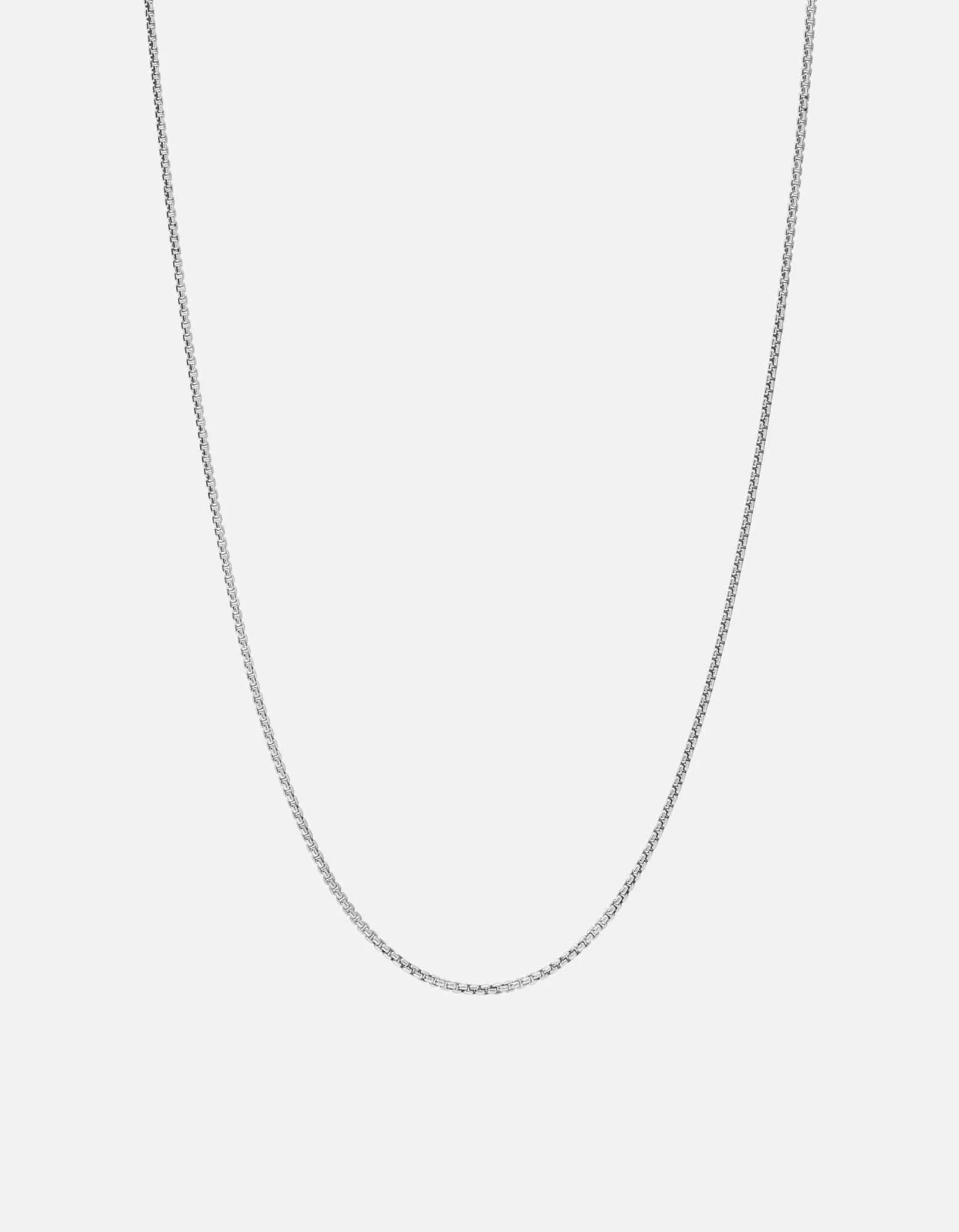 Venetian Chain Necklace, Sterling Silver