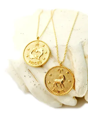 Zodiac Medallion Necklace